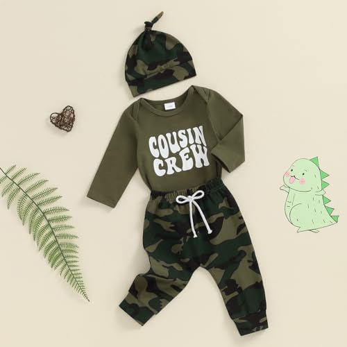 Newborn Baby Boy Coming Home Outfit Camo Columbia Set