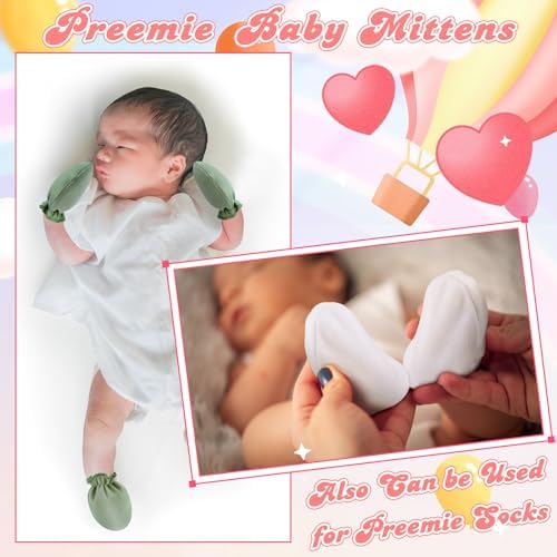 No-Scratch CottonPREMIE Baby Mittens