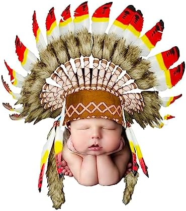The World of Feathers K20 Indian Style Baby Hat