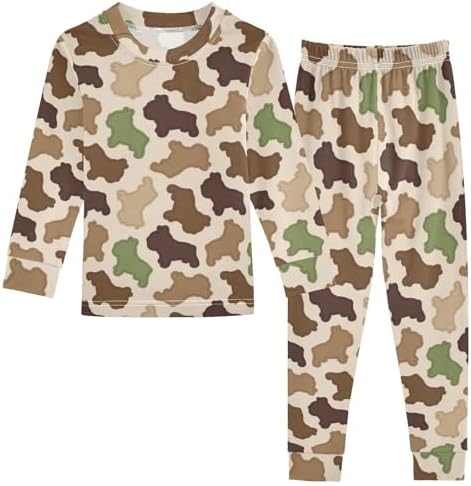 WIFIU Pajama Sets Long Sleeve Sleepwear for Girls