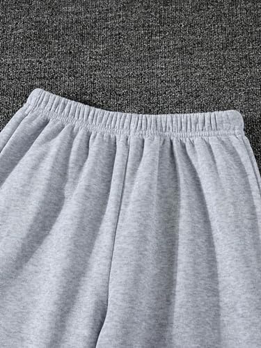 Bold Stylish 2-Piece Elastic Waist Sweatpants Workout Joggers