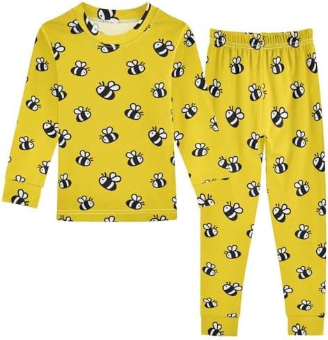 WIFIU Pajama Set Long Sleeve 2 Piece for Kids 18M-8Y
