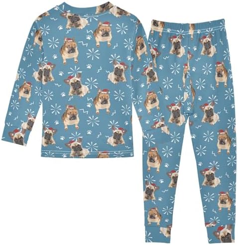 WIFIU Pajama Sets - Soft Cotton Long Sleeves Size 18M-8Y