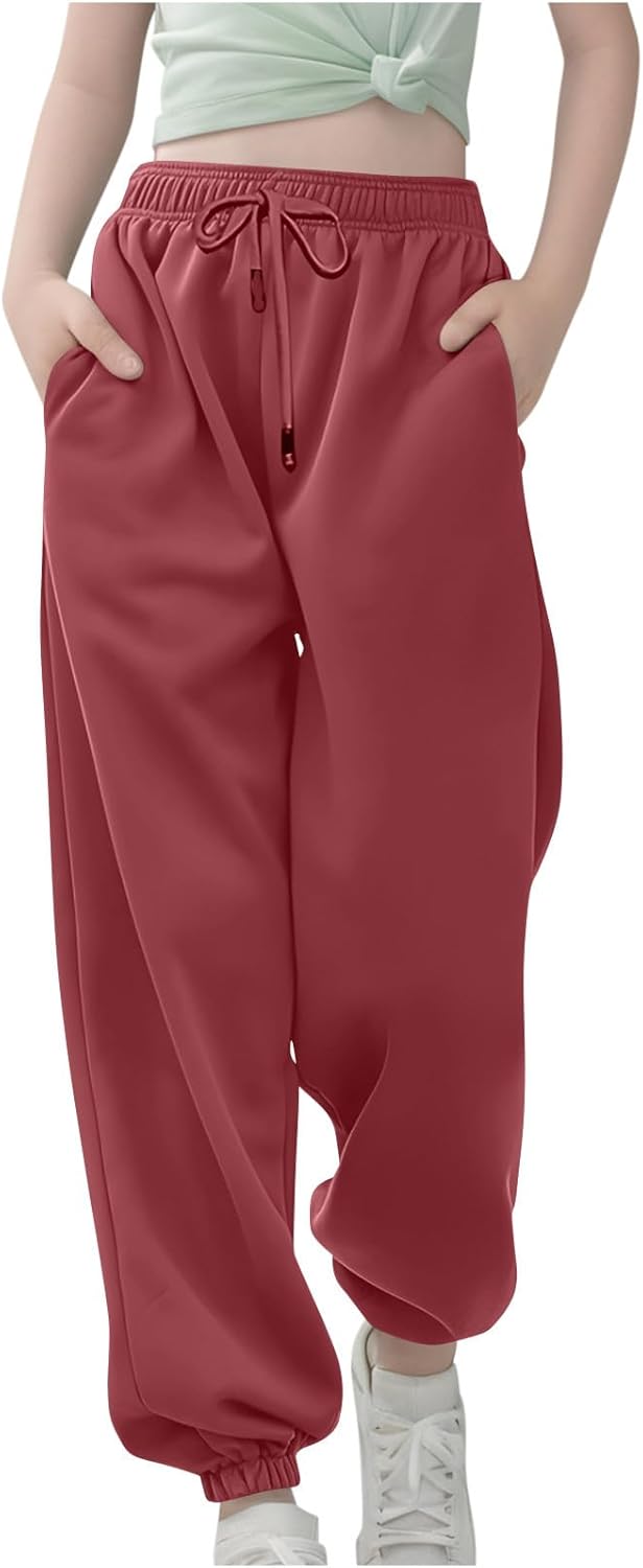 AOREUGL Boys Girls Sad sweatpants casual preppy pants 10-12 years