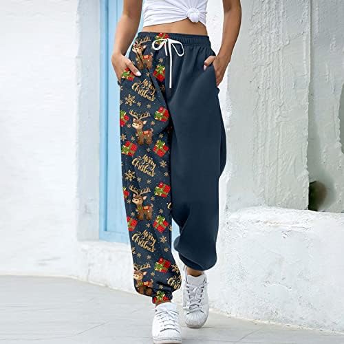 ZYXTIM Women Christmas Graphic Sweatpants with Pockets
