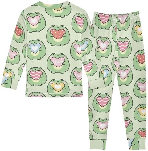 WIFIU Pajama Set for Kids 18M-8Y Soft Cotton 2 Piece