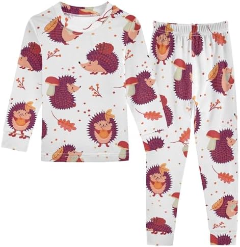 Eco-Friendly Long-Sleeve Pajama Set for Kids
