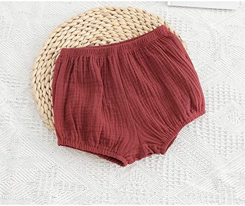 EISHOW Child 3-Piece Cotton Linen Bloomers DiaperCover Underwear