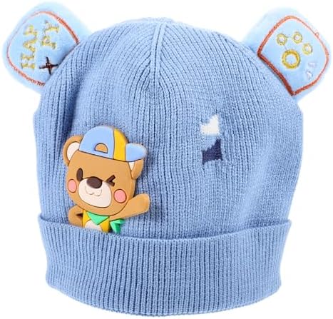 SHOWERORO Unisex Knitted Baby Beanie Hat - Soft and Warm