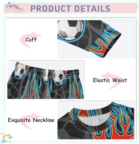 Cute Pajama Set for Kids - Soft Cotton Pjs with Long Sleeves