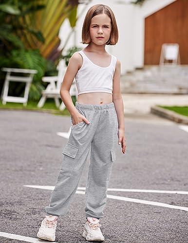 Arshiner Girls Joggers - Soft Breathable Perfect Fit