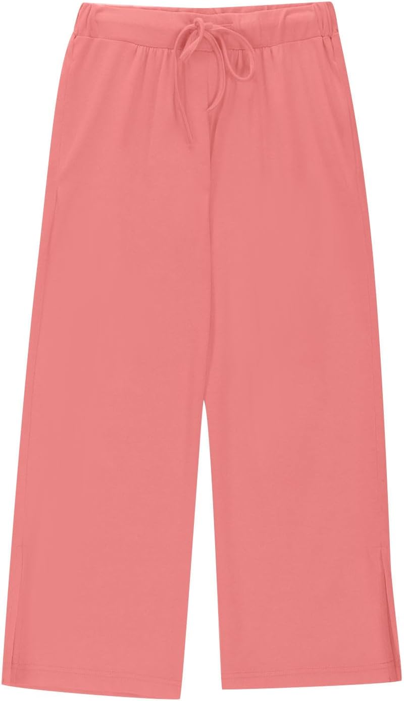 Trendy Wide-Leg Summer Pants for Girls