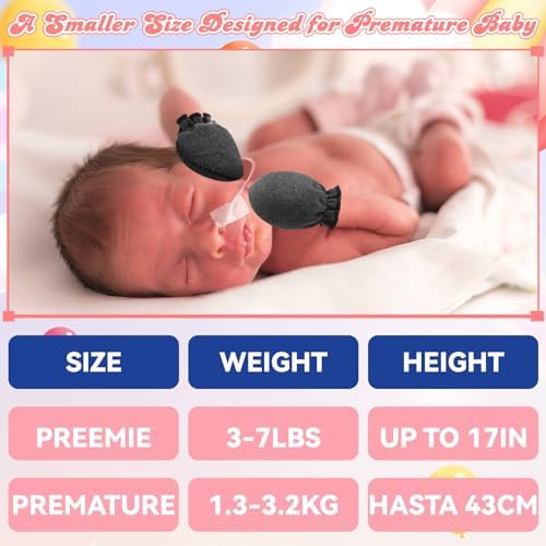 No-Scratch CottonPREMIE Baby Mittens