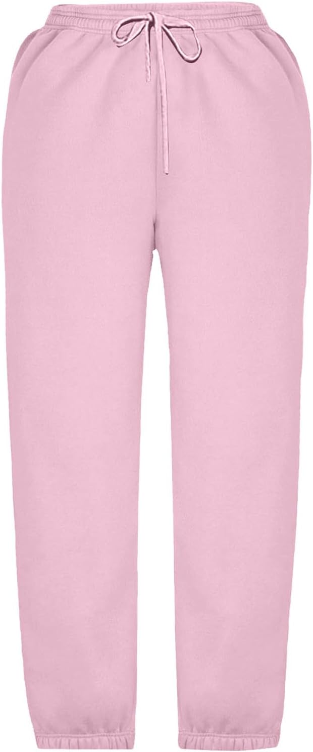 Generic Kids Drawstring Solid Color Loose Lounge Sweatpants