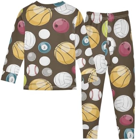 WIFIU Pajamas Soft Cotton Sleepwear for Kids 18M-8Y