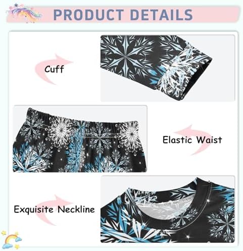 WIFIU Soft Cotton 2 Piece Pajama Set for Kids