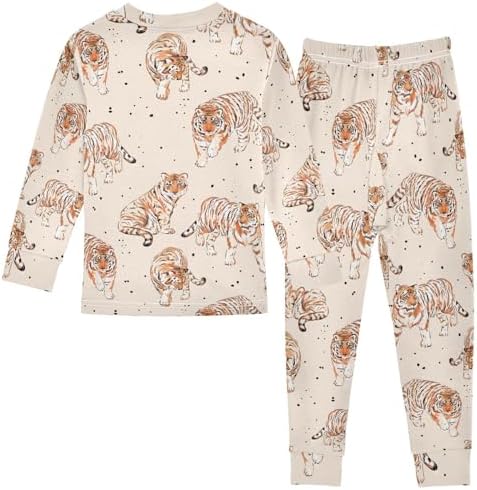 WIFIU Soft Cotton Pajama Set for Kids 18M-8Y 1