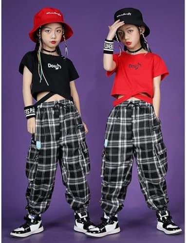 Rolanko Girls Cargo Pants for Kids