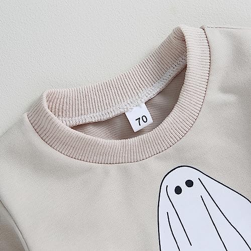 Adobabirl Toddler Halloween Outfits pumpkin patch crew sweatshirt pants set
