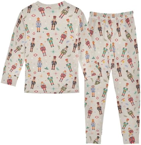 Pajama Sets Soft Cotton Spandex Sleepwear for Girls 18M-8Y