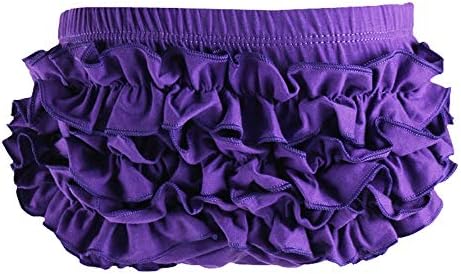 Basic Cotton Diaper Cover Baby Bloomers with Ruffle
