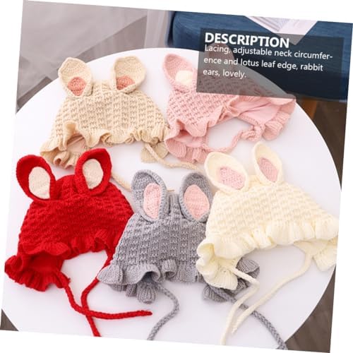 BESTYASH Cozy Knitted Baby Winter Hat with Rabbit Ears