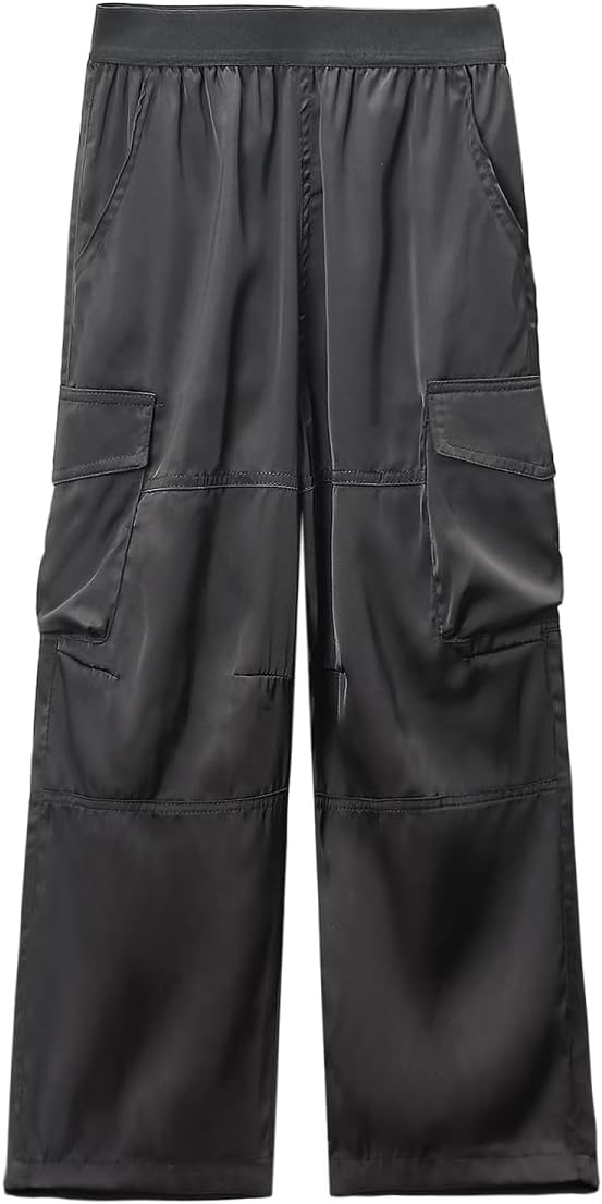 Trendy Silky Jogger Pants for Girls Kids