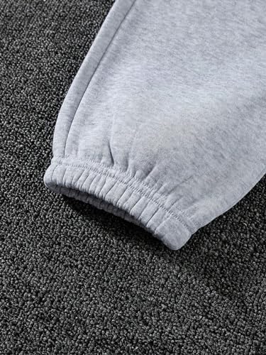 Bold Stylish 2-Piece Elastic Waist Sweatpants Workout Joggers