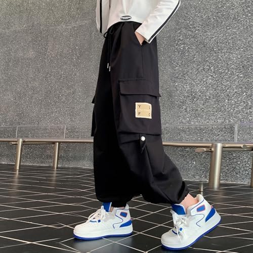 MEILONGER Girls Cargo Pants 100 Cotton Sweatpants