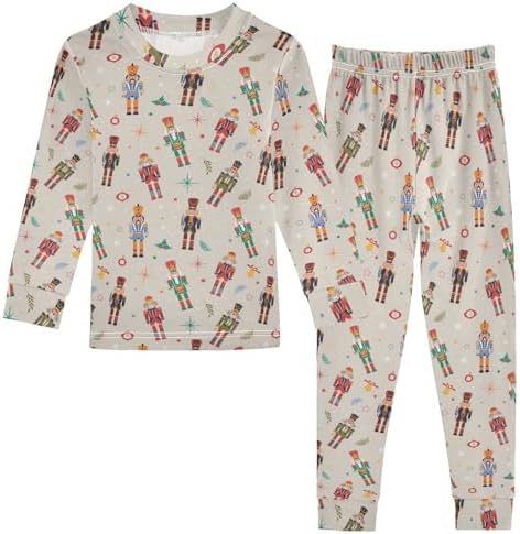 Pajama Sets Soft Cotton Spandex Sleepwear for Girls 18M-8Y