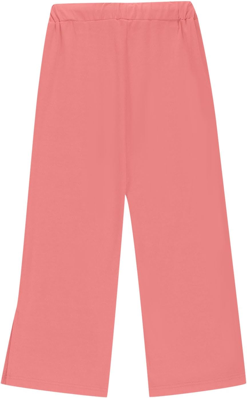 Trendy Wide-Leg Summer Pants for Girls