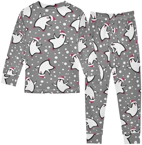 Adorable Long Sleeve Pajama Set for Kids 18M-8Y