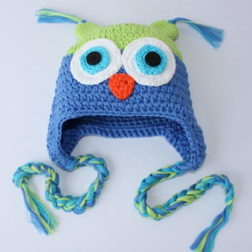 Cute Owl Knit Cap for Babies