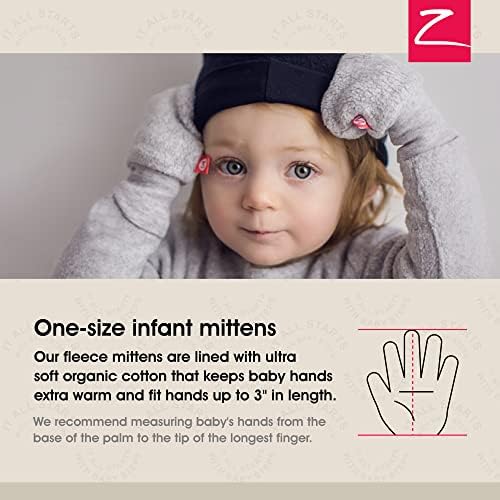 Zutano Baby Boys Fleece Mittens Soft Warm Gloves for Little Hands