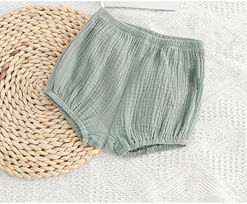 3-Pack Cotton Linen Baby Shorts Light breathable for Summer