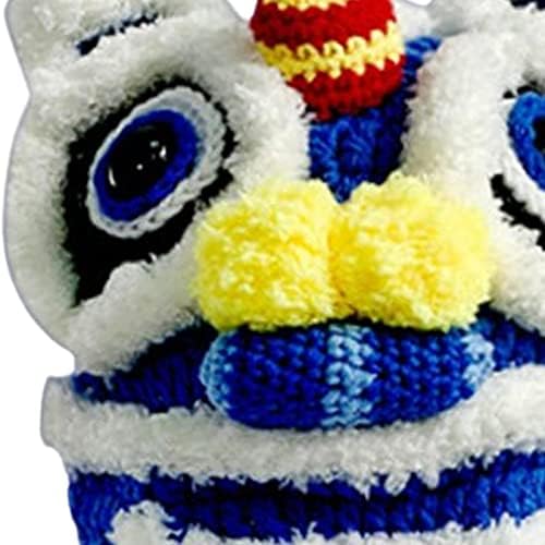Almencla Traditional Chinese New Year Crocheted Hat