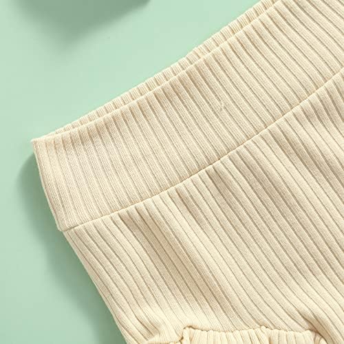 Lefyira - Soft Elastic Baby Bloomers with Ruffle Top