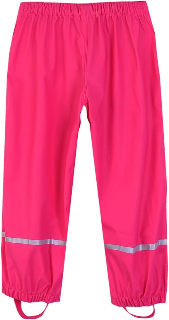 Hiheart Boys Girls Waterproof rain pants - Durable Stylish Stay Dry