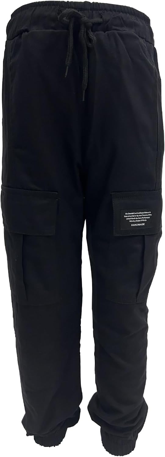 ZUYPSK Kids Cargo Joggers Fun for Boys and Girls