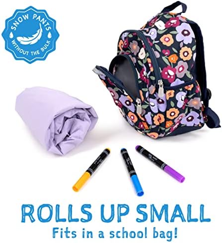 JAN JUL Waterproof Study Rain Pants Kids Clemence with Fleece Liner