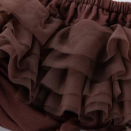 Baby Girls Tutu Bloomers Cotton Tulle Diaper Covers with Bow 0-24 Months