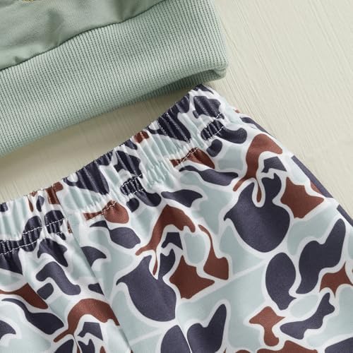 Toddler Camouflage Duck Sweatshirt and Pants Set