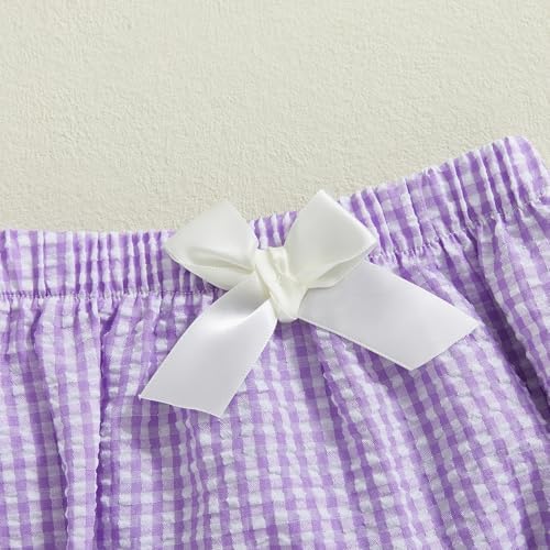 Exploded Unisex Bloomers Soft Comfy Gingham Plaid for Baby Boys Girls