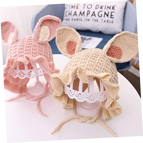 Cozy Baby Cap withEars in Beige