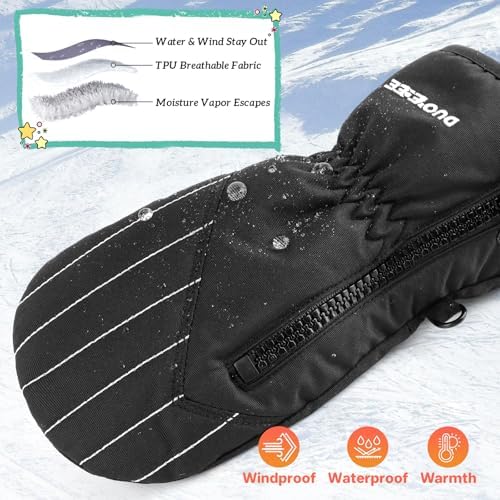 Warm Waterproof Winter Gloves for toddlers