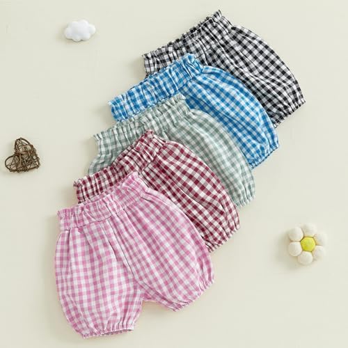 Ruffle Bloomers for Baby Girls Diaper Covers Underwear - Stretchy Comfortable Soft