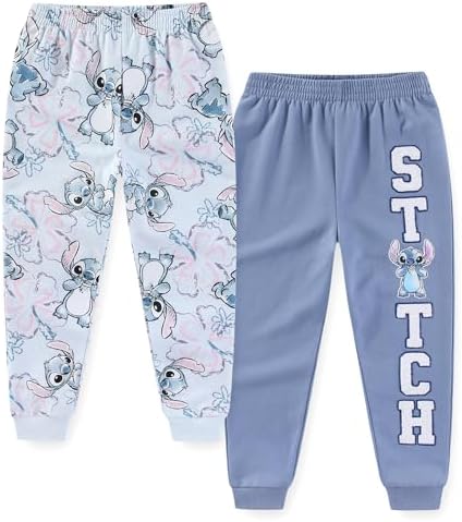 Minnie Mouse Stitch 2-Piece Cozy Fleece Pants for Girls