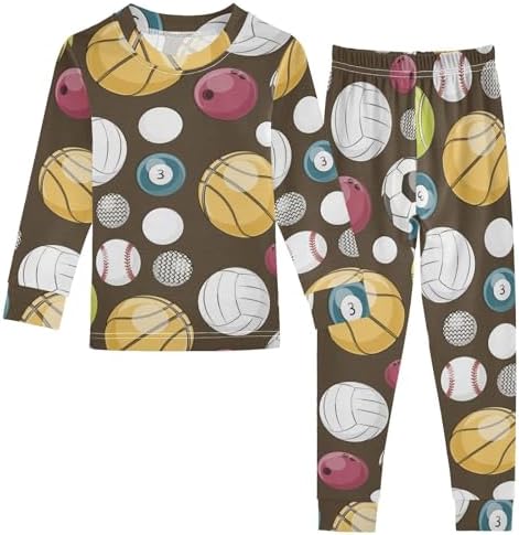 WIFIU Pajamas Soft Cotton Sleepwear for Kids 18M-8Y