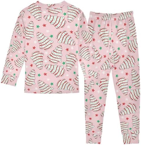 WIFIU Soft Cotton Pajama Set for Kids 2 Piece