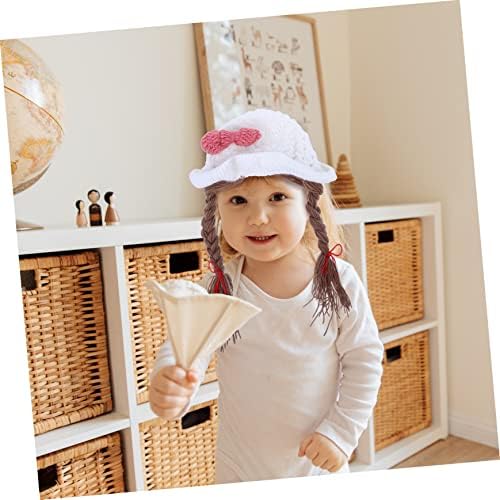 SOIMISS Woolen Bowknot Hat for Newborn Boys Girls